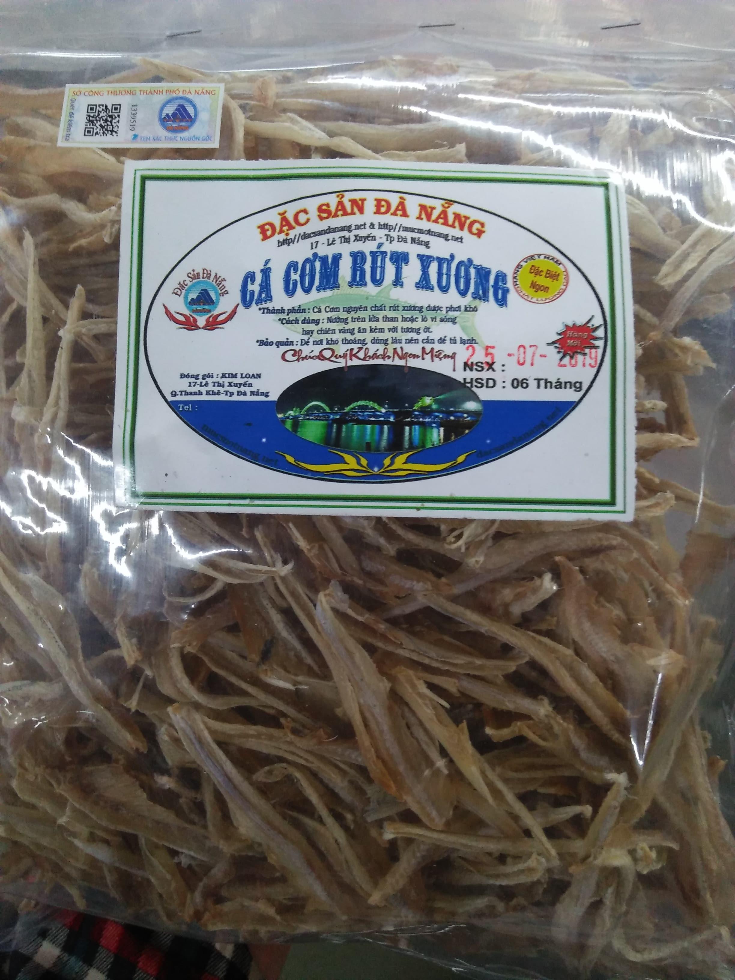 500g cá cơm khô rút xương đà nẵng - loại đặc biệt con to đều y hình shop chụp