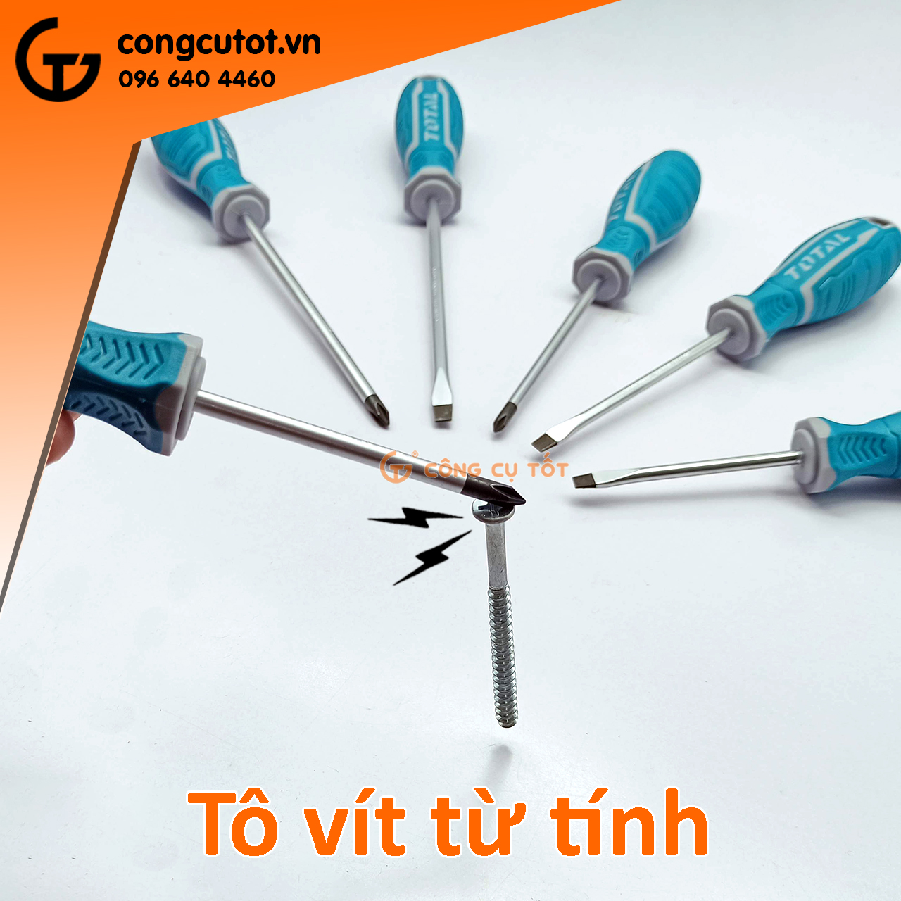 Bộ 6 tua vít Total THT250606