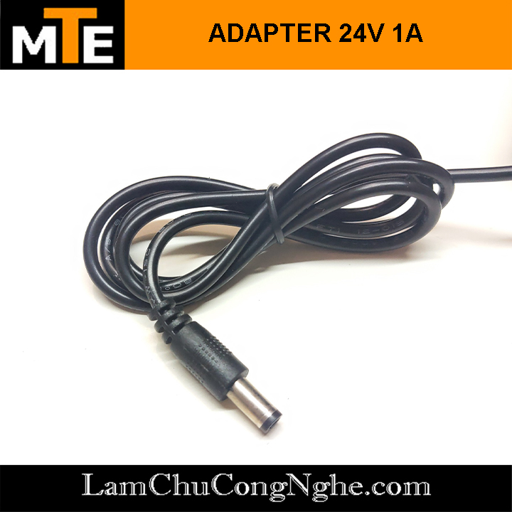 Nguồn adapter 24V 1A jack DC 5.5 x 2.1 mm