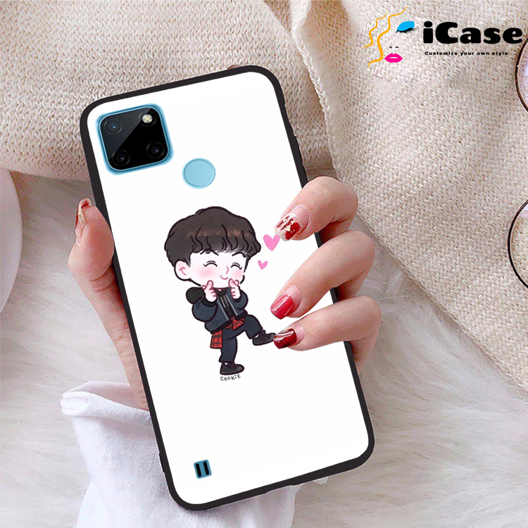 Ốp lưng Realme C21Y viền dẻo TPU BST Chibi
