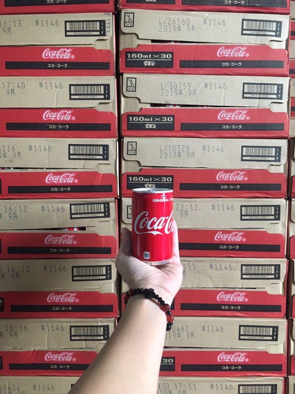 [HCM](Date mới nhất) THÙNG 30 LON COCA COLA MINI NHẬT 160ML NHẬT BẢN