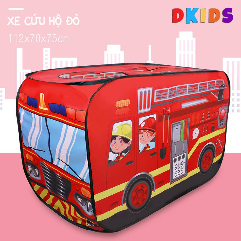 LỀU Ô TÔ ĐỒ CHƠI NHÀ BÓNG CHO BÉ