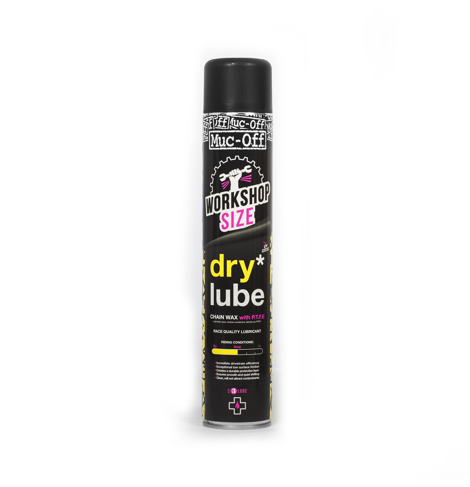 Nhớt Khô Xịt Sên Nền Sáp Muc Off Dry Lube Chain Wax, Workshop Size, 750ml