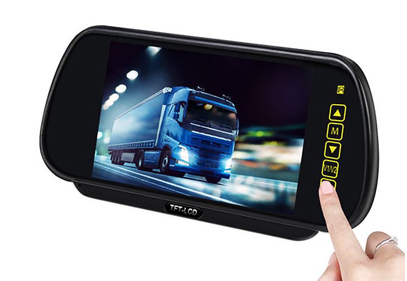 Màn hình gương 7inch AHD/CCD có Remote