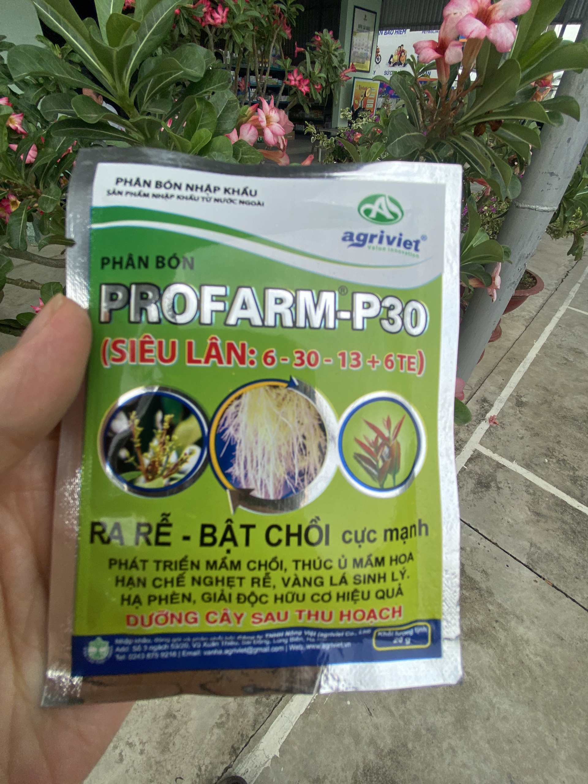 Phân bón profarm-p30 kích thích mầm trồi thúc đẩy mầm hoa kích dễ cực mạnh