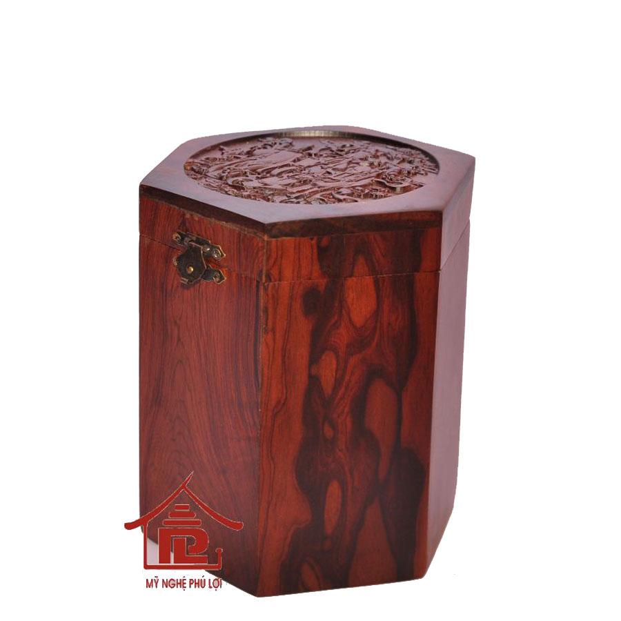 Hộp đựng trà trạm 3 ông phúc lộc thọ