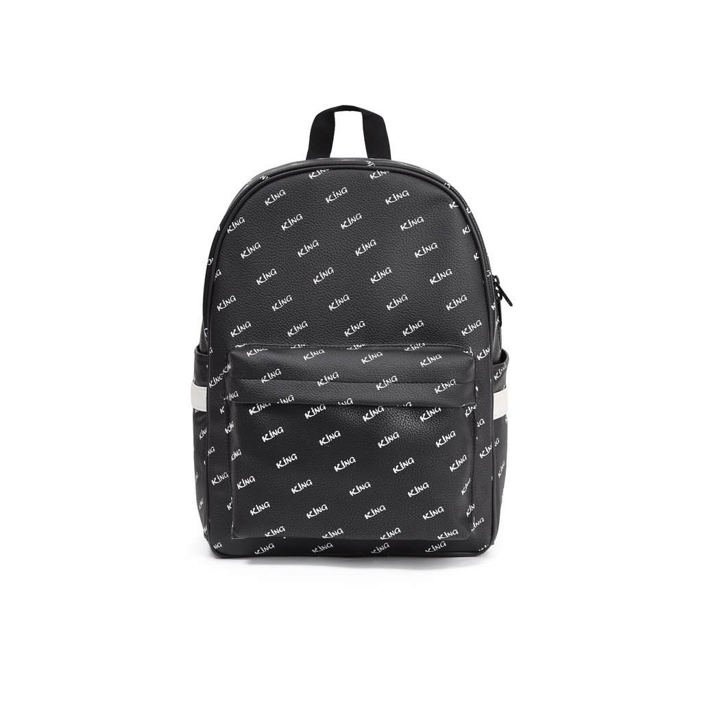 [FREESHIP MAX] Balo Da Backpack Unisex Chống Nước Balo Backpack King 2-Màu Đen