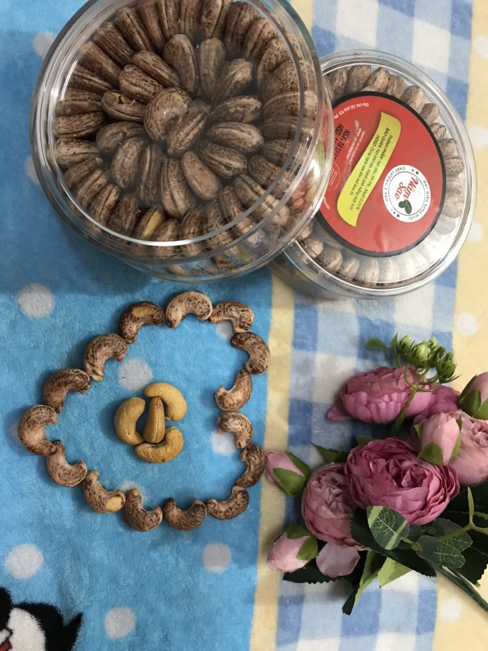 100gr hạt điều rang muối nguyên hạt còn lụa
