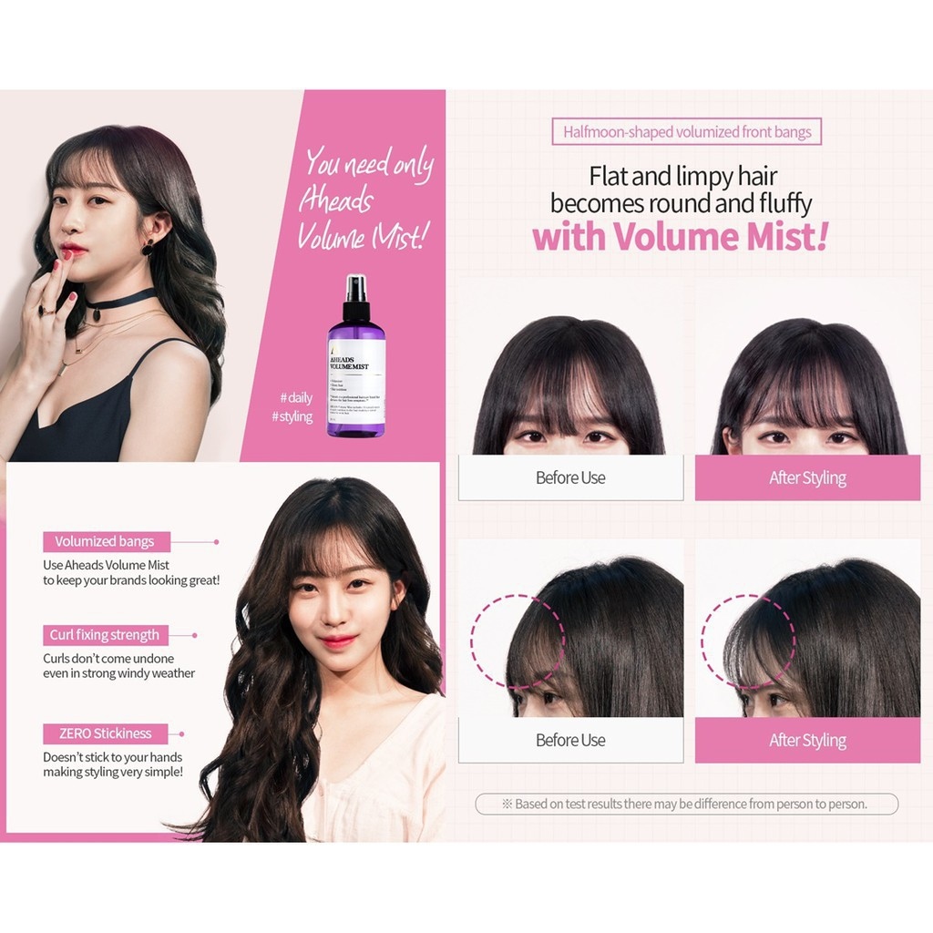 Xịt Làm Phồng Tóc Aheads Volume Mist