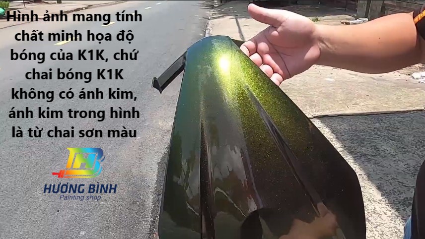Sơn xịt Samurai phủ bóng - K1K (không màu)