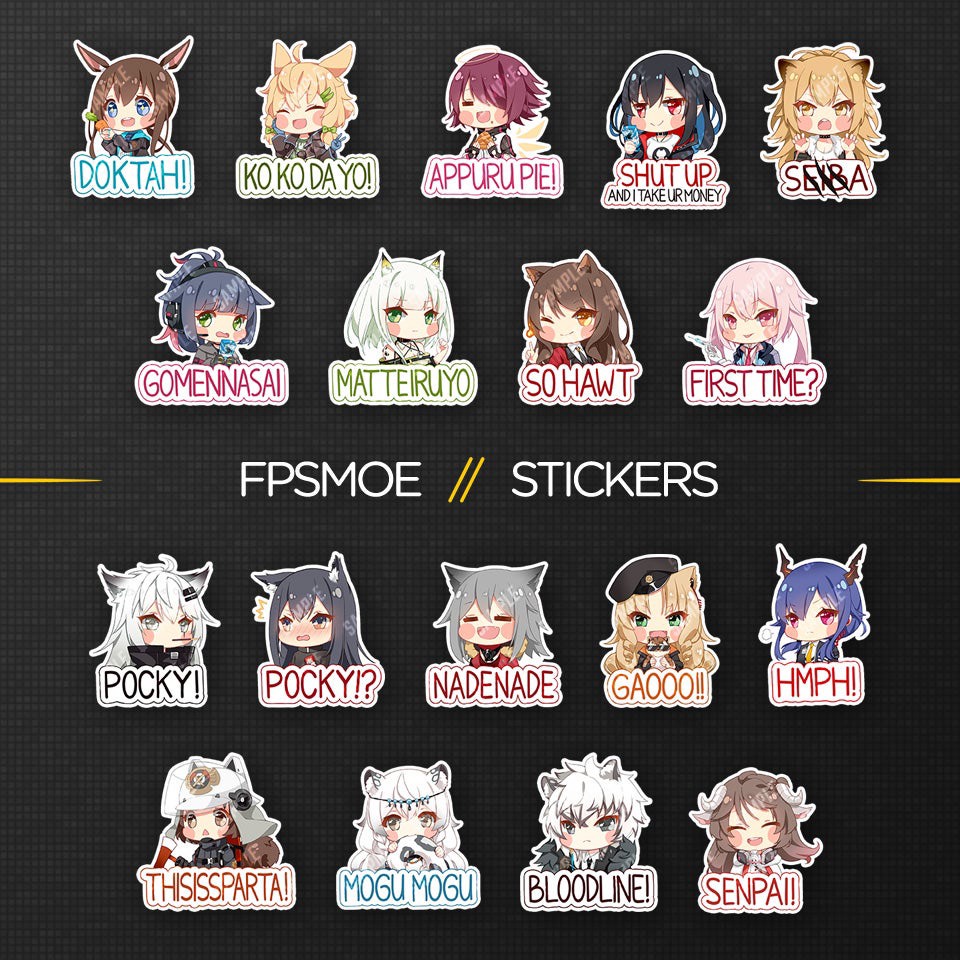 Set 30-60 Sticker Hololive