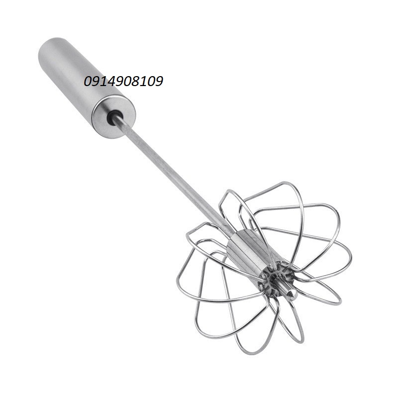 Cây đánh trứng, đánh bọt cà phê tự động inox cầm tay
