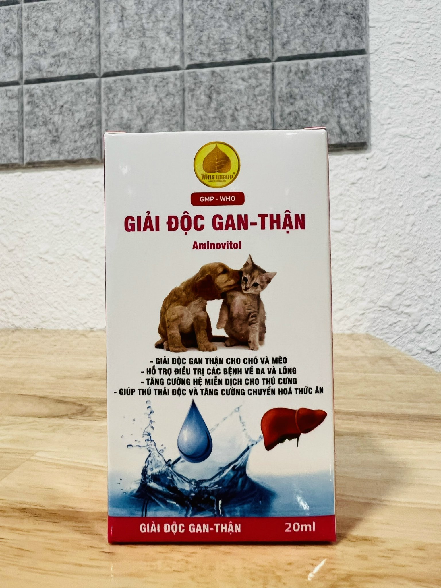 Giải Độc Gan Thận cho Chó Mèo Wins Group