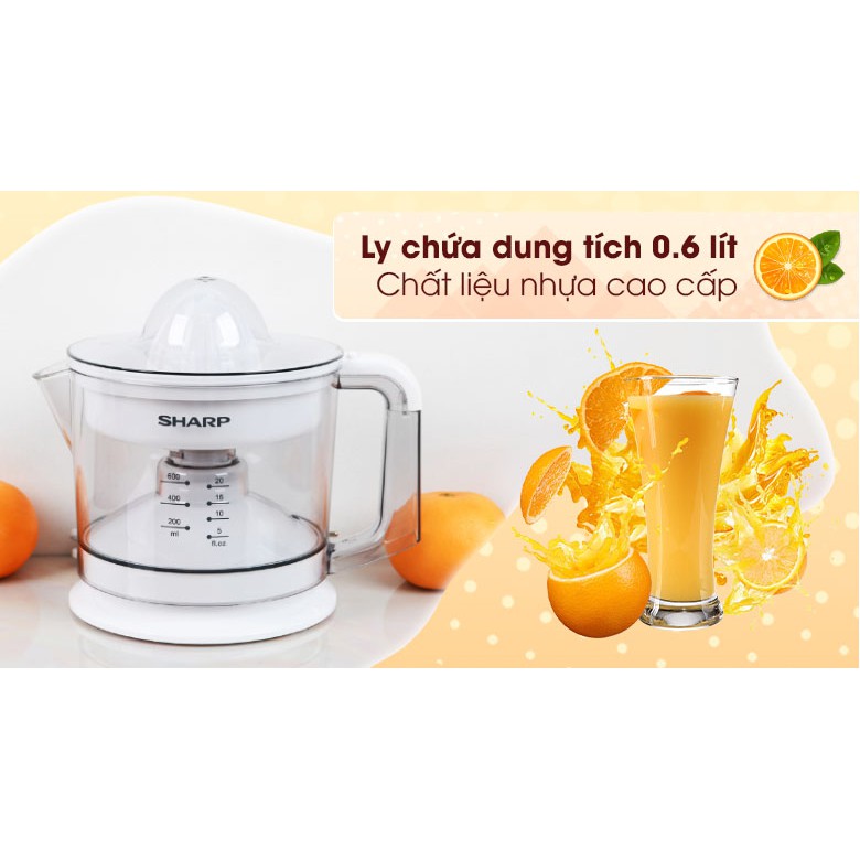 Máy vắt cam Sharp 40W EJ-J407-WH