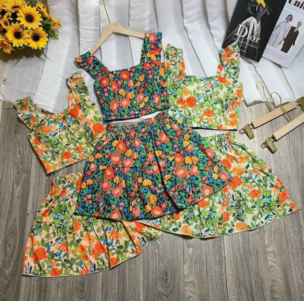 BỘ NGỦ 2 DÂY LỤA CAO CẤP ,SÉT BỘ MIX GIẢ ĐẦM 2 DÂY LỤA HỌA SIÊU XINH HT