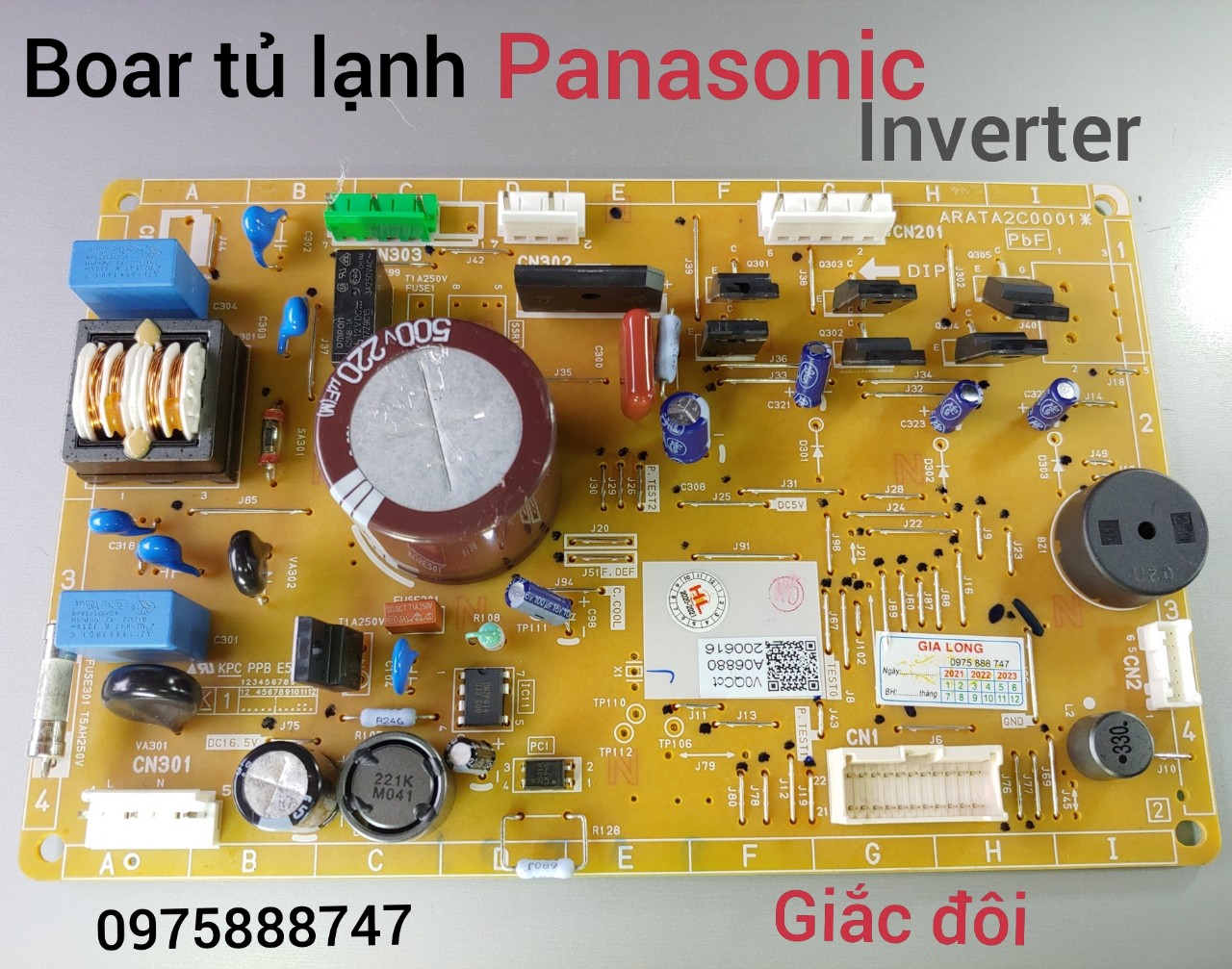 Bo tủ lạnh Panasonic Inverter - Giac 6 chan