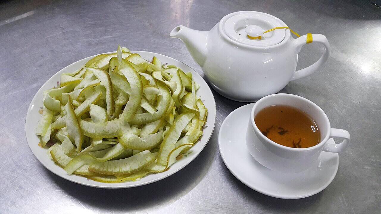 Mứt vỏ bưởi đường phèn 1kg [ Đặc sản Bến Tre]