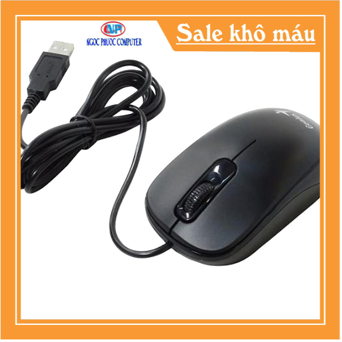 Chuột Có Dây Genius (DX120 / DX110 / DX125) cổng USB - Hàng Chính Hãng