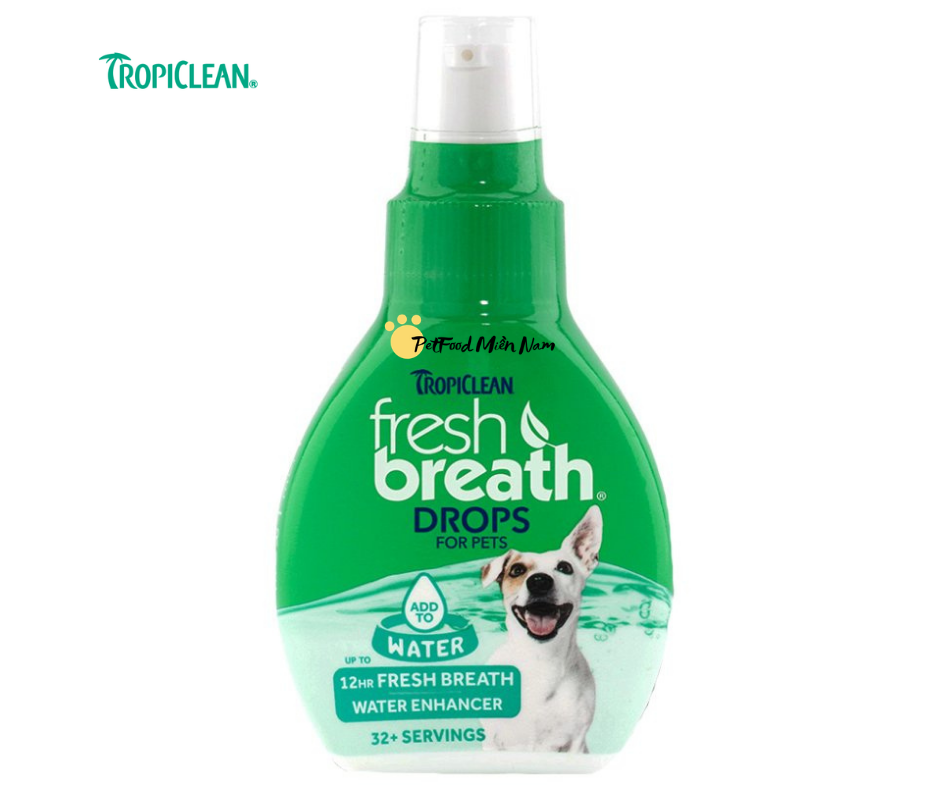 [Hoàn Tiền 10%] Dung dịch chăm sóc răng miệng chó mèo Tropiclean