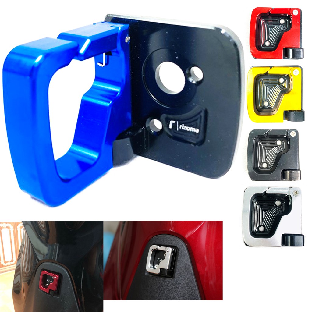Móc treo đồ xe SH nhôm CNC cao cấp rizoma - Móc 1 cái xe Sh mode, lead