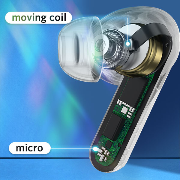 Tai nghe True wireless EarFun Air Mini thời gian nghe 5h, bluetooth 5.2