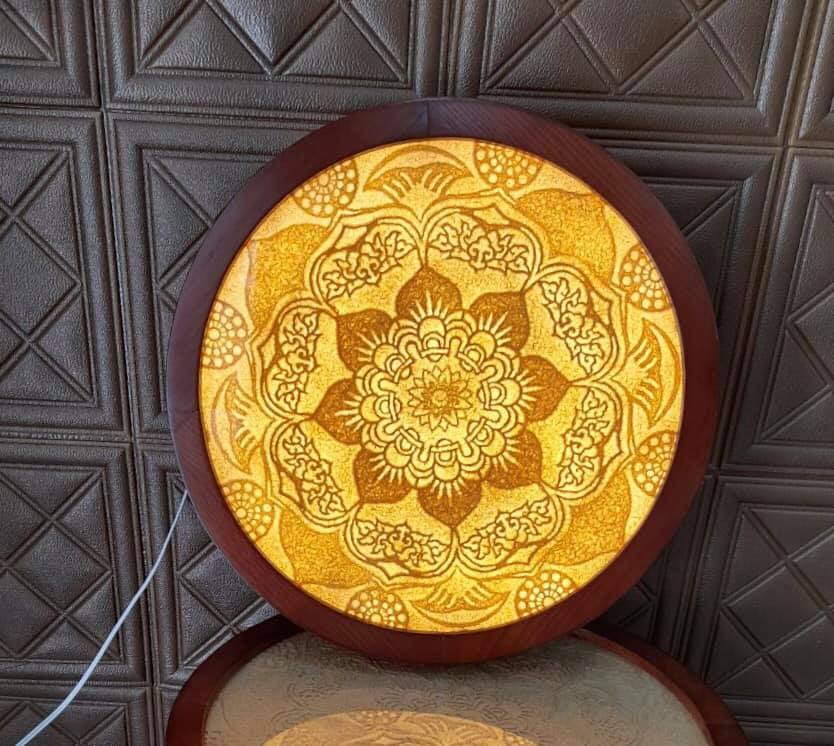 Tranh trúc chỉ (bột tre) thủ công cao cấp