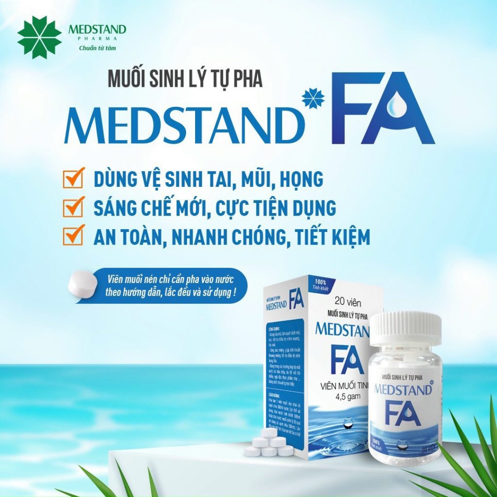 ✅✅ VIÊN MUỐI SINH LÝ TỰ PHA MEDSTAND FA