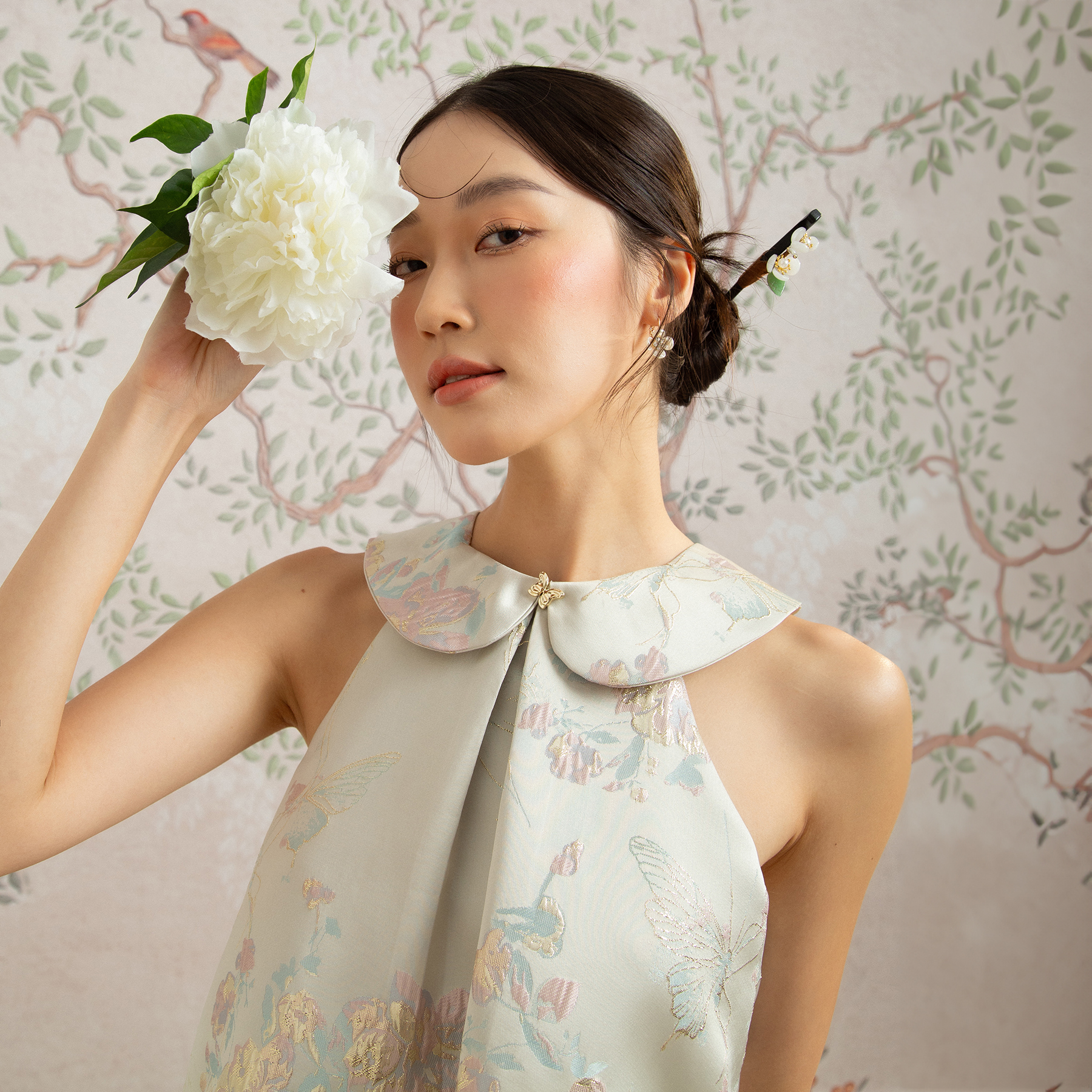 Áo Yếm Cổ Bèo Tiểu Thư - EDINI - A1636