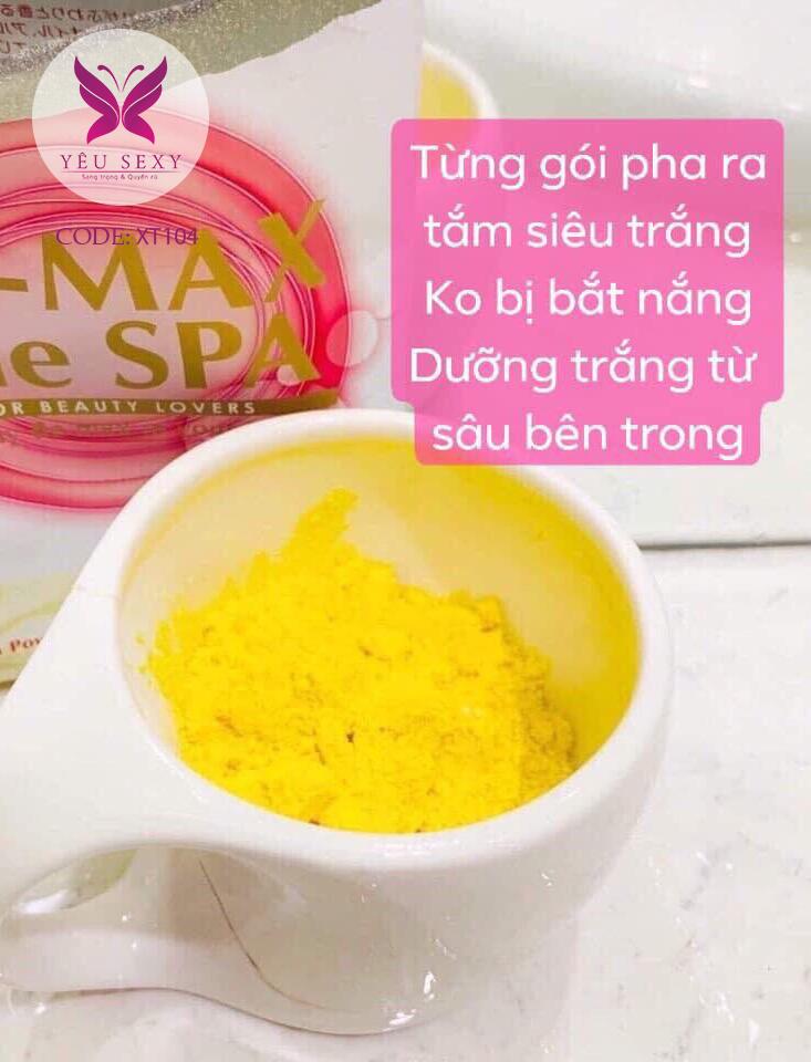 [HCM]Bột Tắm Trắng Da Be Max The Spa 50gr