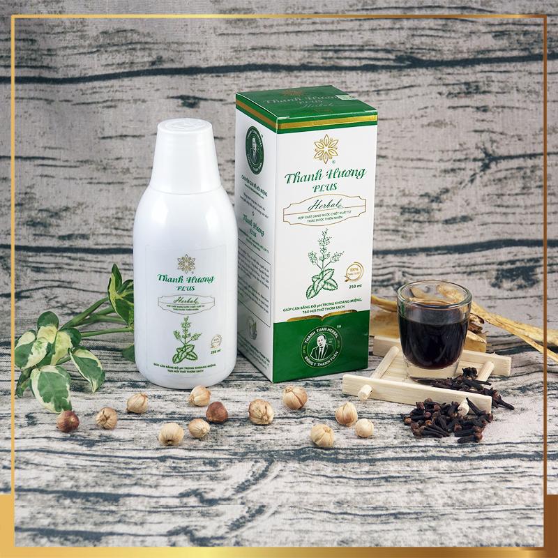 Nước súc miệng thơm miệng Thanh Hương Plus