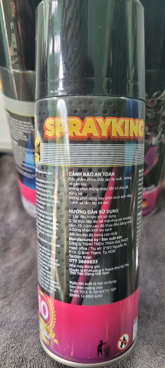 PHỤC HỒI NHỰA NHÁM SPRAYKING NEW