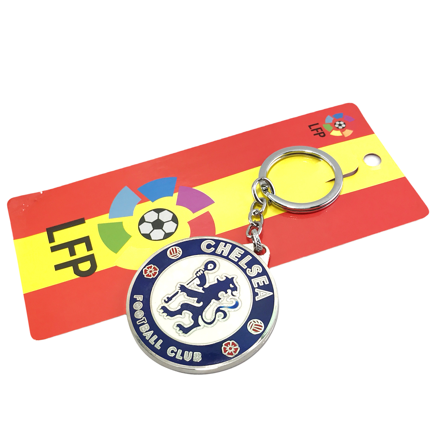 Móc chìa khóa Logo Chelsea ( 2 bề mặt nổi ) Móc khóa cao cấp
