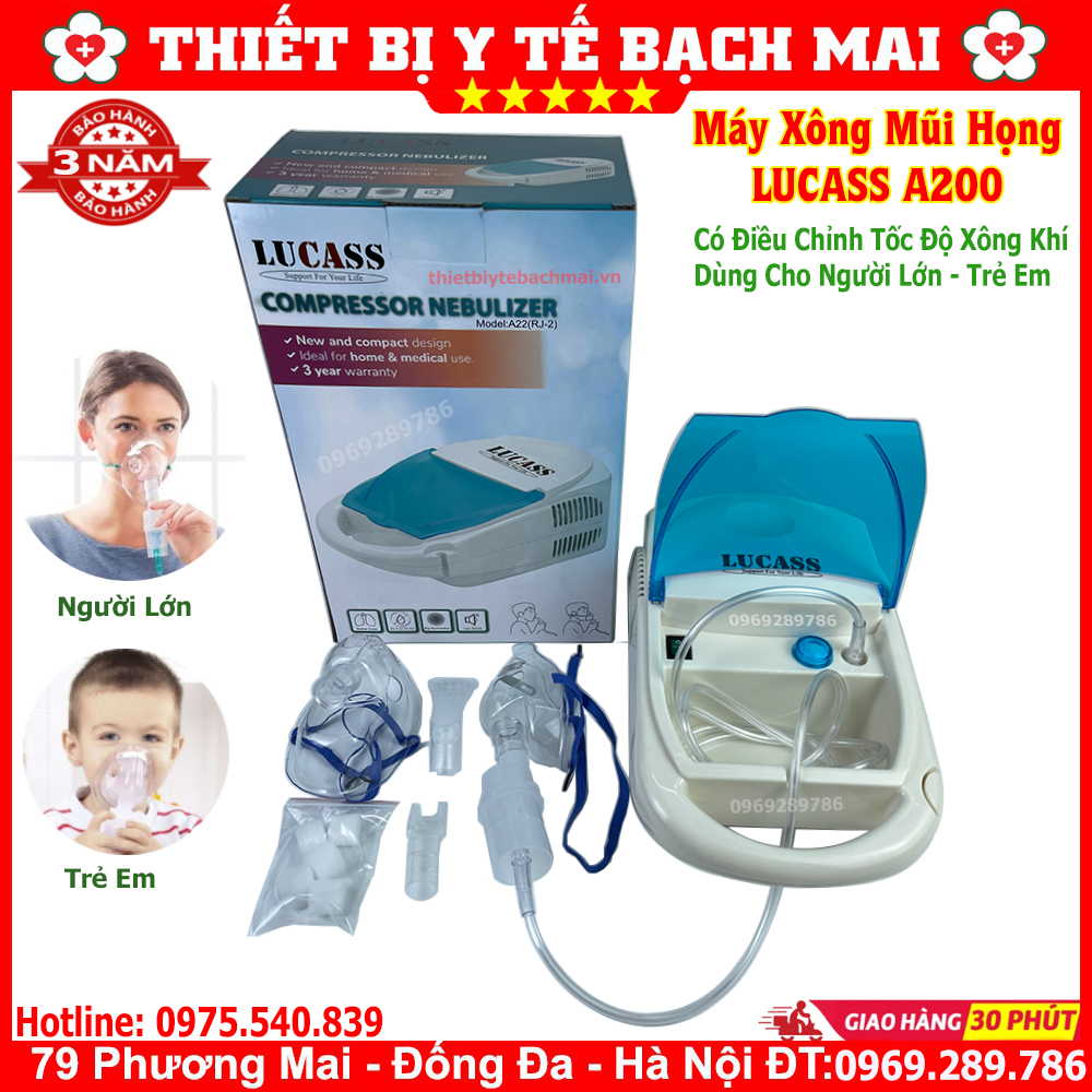 Máy Xông Khí Dung Lucass LC8001