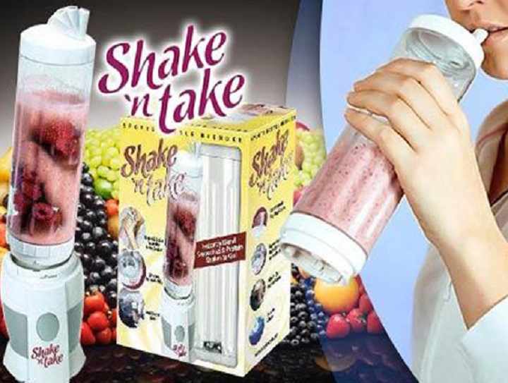 Máy xay sinh tố mini  SHAKE N TAKE loại 2 cối