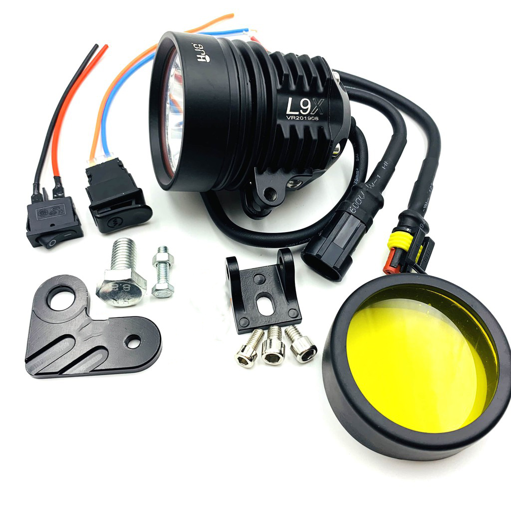 Đèn Trợ Sáng L9X SIÊU SÁNG 5 PHỤ KIỆN