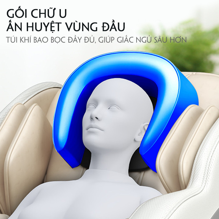 Ghế massage toàn thân cao cấp bi lăn di động Hapo, Ghế mát-xa thiết kế sang trọng, chất liệu da êm ái mang lại cho người dùng trải nghiệm tuyệt vời tại nhà