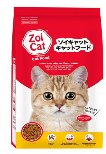 Thức ăn cho mèo hạt zoi cat gói 1kg