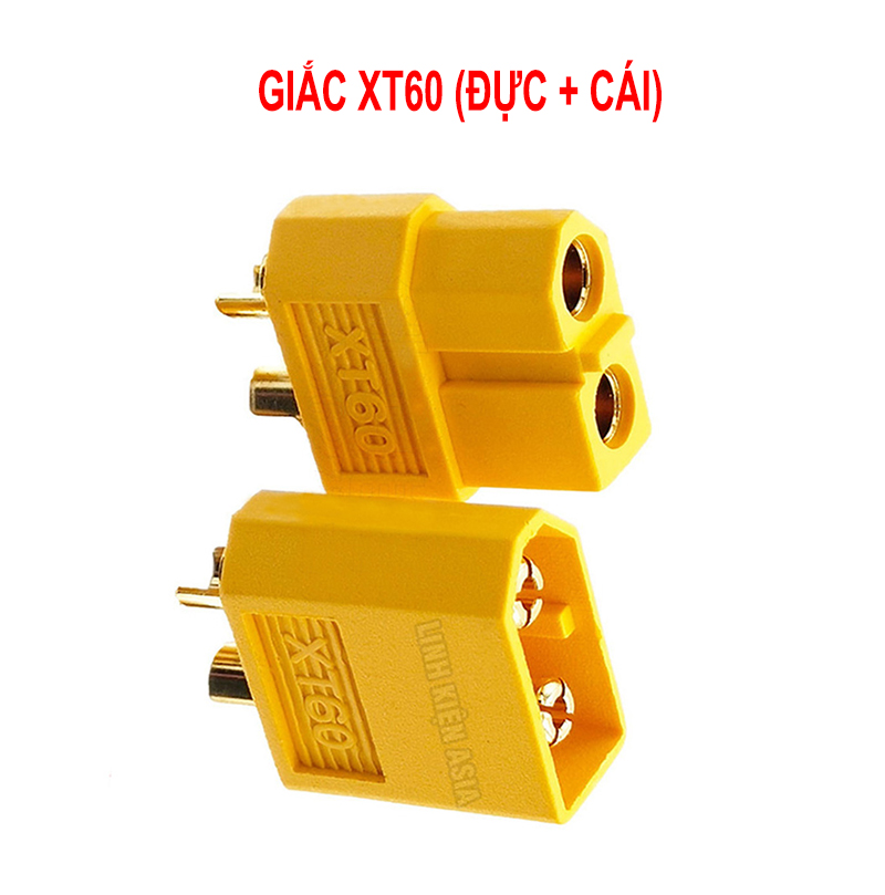 Cặp giắc XT60 chịu dòng tải cao dùng kết nối pin