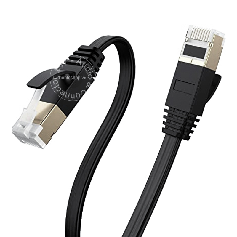Cáp mạng Cat7 10G 600MHz siêu mỏng STP chống nhiễu đồng tinh khiết Kingmaster chiều dài từ 1.5 mét đến 20 mét