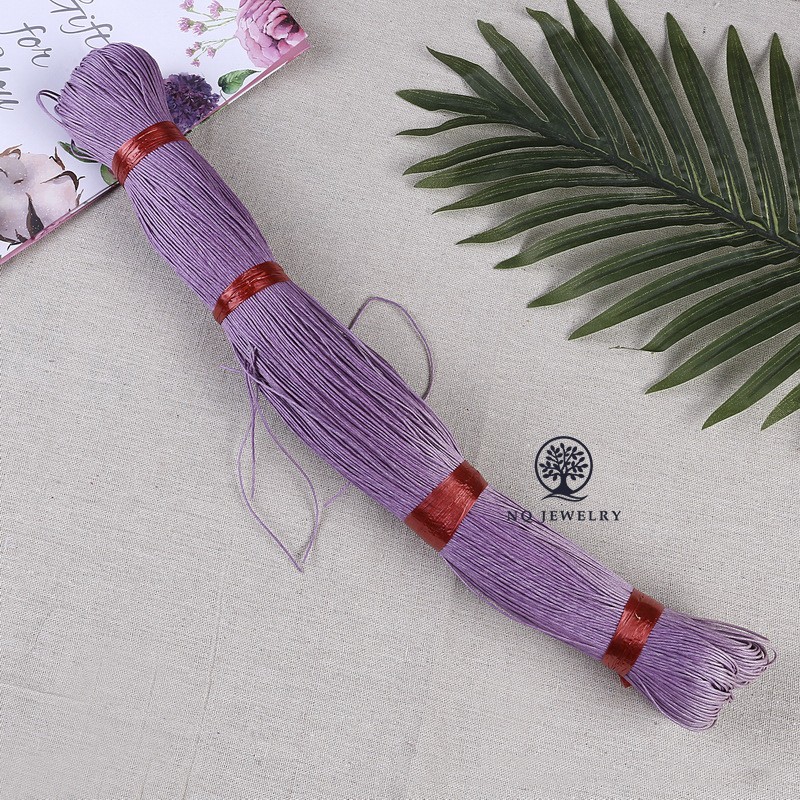 [HCM]Bó dây cói sáp 1mm để làm vòng waterproof - Bó dây sáp 1mm - NQ Jewelry