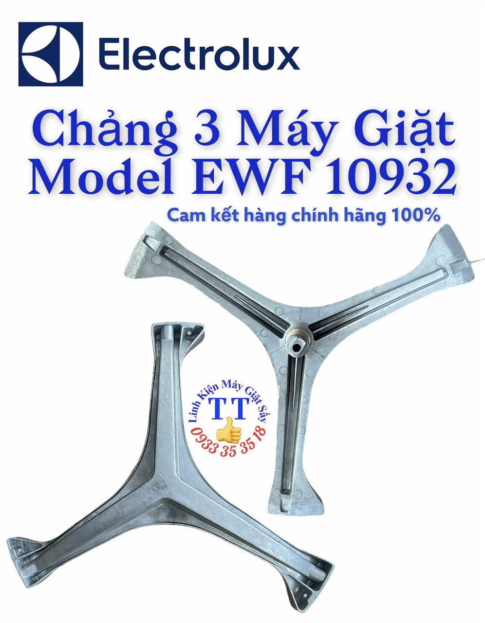 [HCM]Chảng ba máy giặt EWF 10932 Electrolux