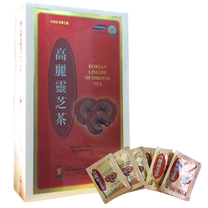 Trà Linh Chi BIO Hàn Quốc 300gr - 100 gói x 3gr