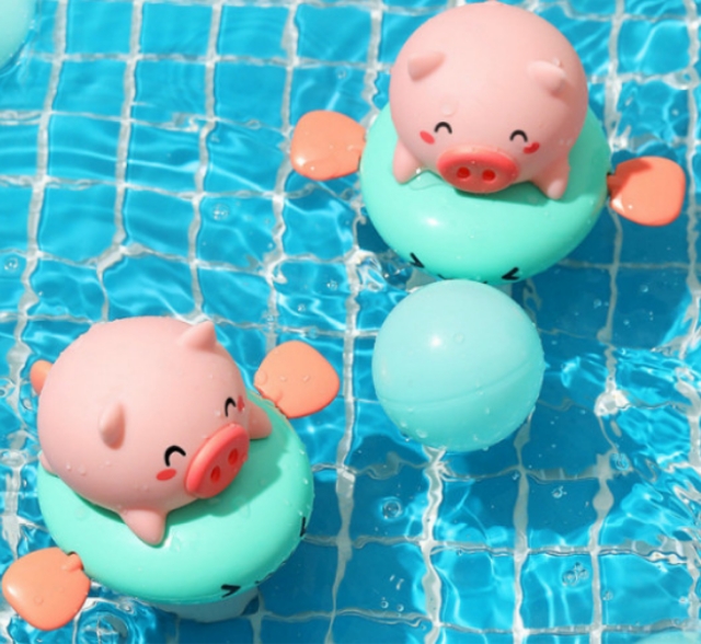 Đồ chơi NHÀ TẮM HEO PEPPA PHUN NƯỚC VẶN CÓT cho bé.