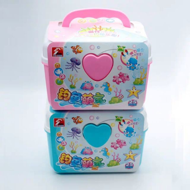Đồ chơi câu cá nam châm có hộp cho bé