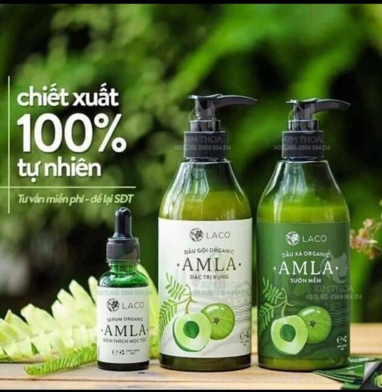 Bộ 3 Dầu gội – Dầu xả – Serum LACO ALMA