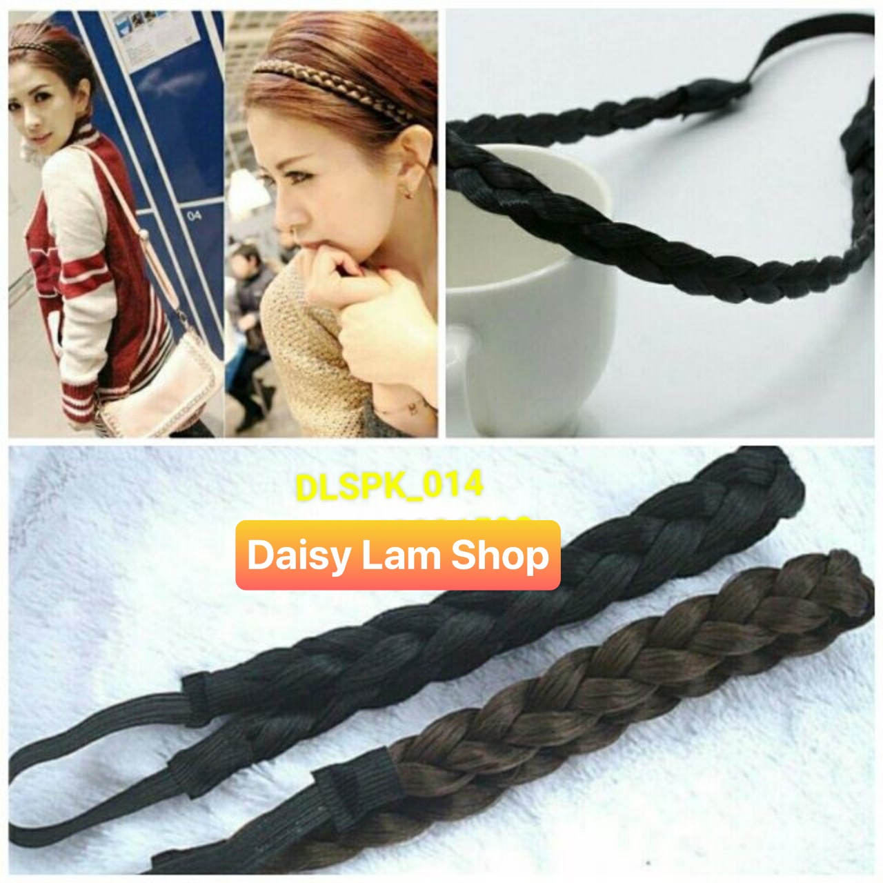 BĂNG ĐÔ THẮT BÍM TÓC GIẢ PK014