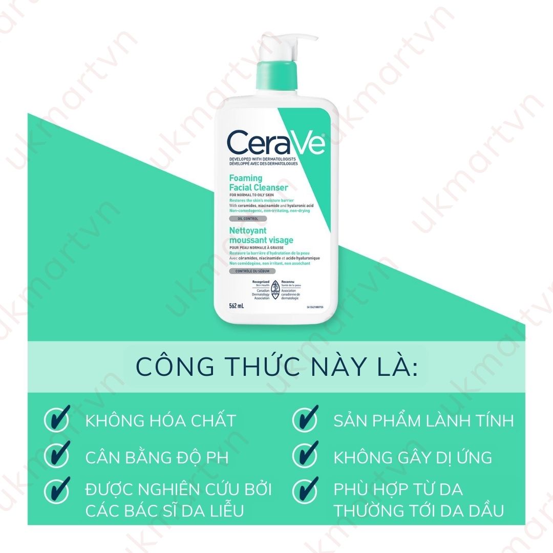 Sữa Rửa Mặt Cerave Facial Cleanser