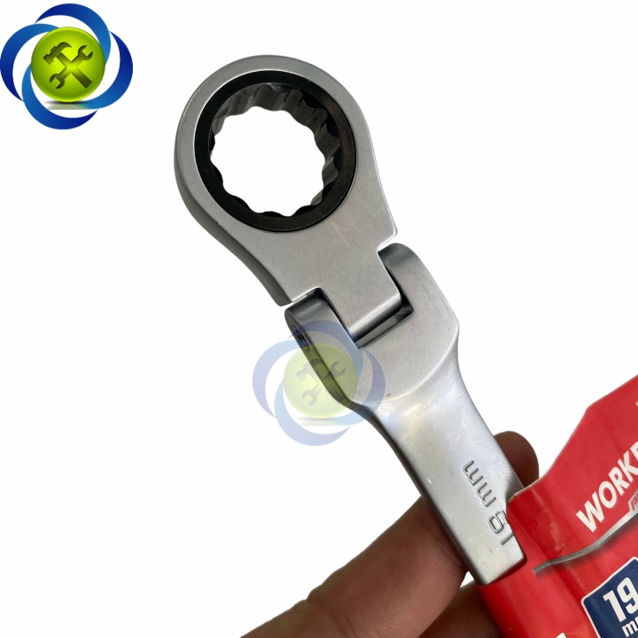 Cờ lê tự động đầu lắc léo 19mm Workpro WP273174