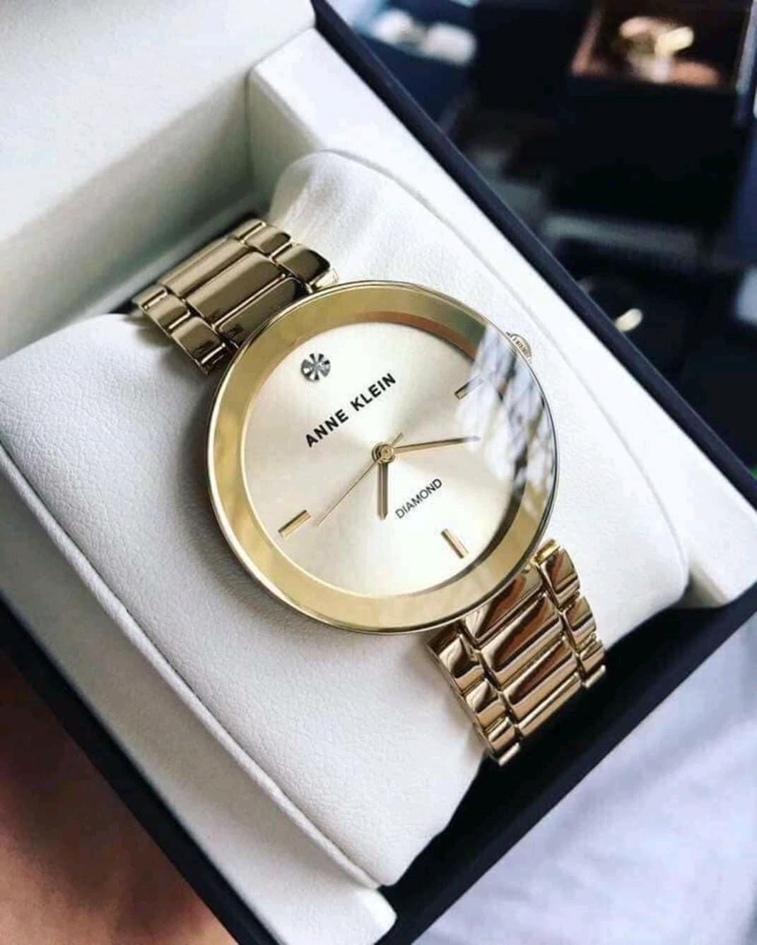 Đồng hồ nữ Anne Klein AK1362CHGB Gold