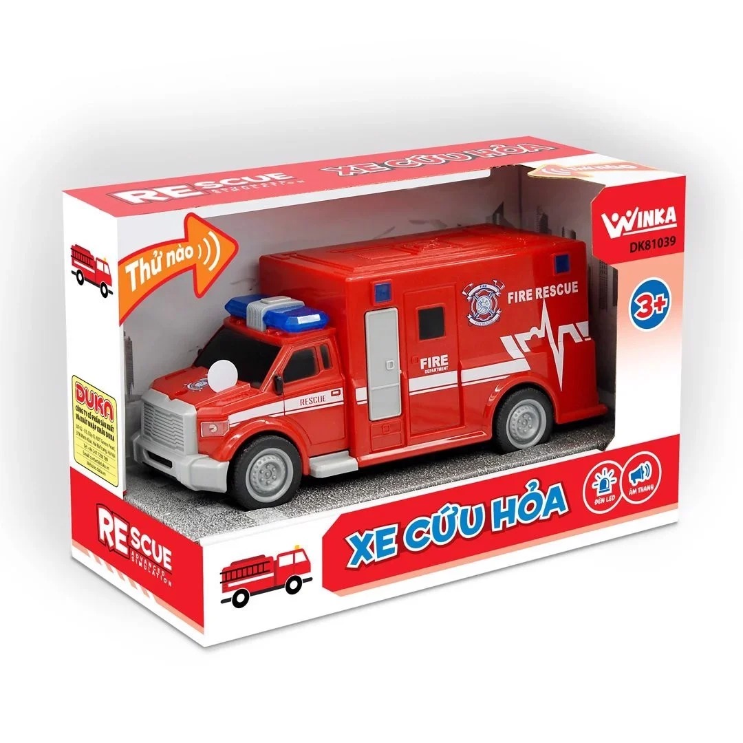 Đồ Chơi Duka: Đồ Chơi Xe Cứu hỏa